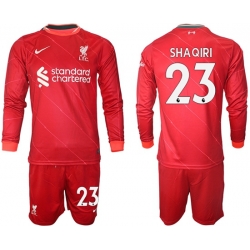 Men Liverpool Long Sleeve Soccer Jerseys 535