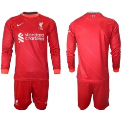 Men Liverpool Long Sleeve Soccer Jerseys 549