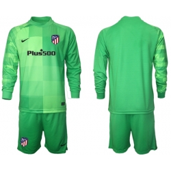 Men Atletico de Madrid Long Sleeve Soccer Jerseys 501