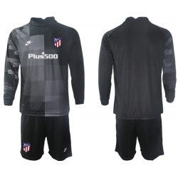 Men Atletico de Madrid Long Sleeve Soccer Jerseys 503