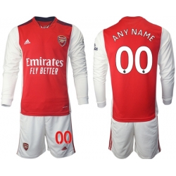Men Arsenal Long Sleeve Soccer Jerseys 500 Customized