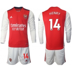 Men Arsenal Long Sleeve Soccer Jerseys 506