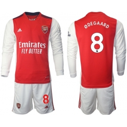 Men Arsenal Long Sleeve Soccer Jerseys 509