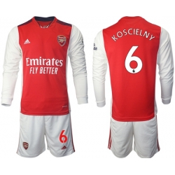 Men Arsenal Long Sleeve Soccer Jerseys 511