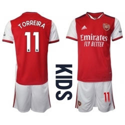 Kids Arsenal Soccer Jerseys 016