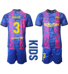 Kids Barcelona Soccer Jerseys 013