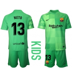 Kids Barcelona Soccer Jerseys 016