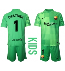Kids Barcelona Soccer Jerseys 017