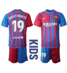 Kids Barcelona Soccer Jerseys 045