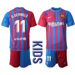 Kids Barcelona Soccer Jerseys 053