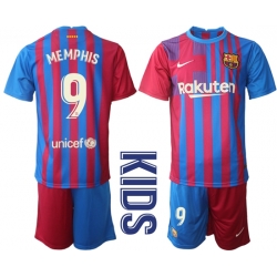 Kids Barcelona Soccer Jerseys 057