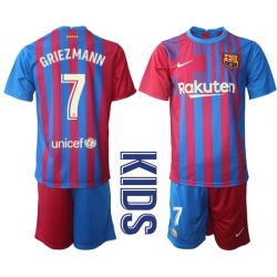 Kids Barcelona Soccer Jerseys 060