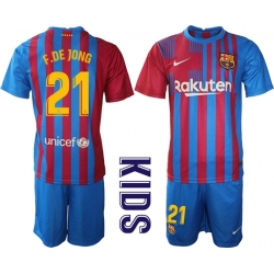 Kids Barcelona Soccer Jerseys 068