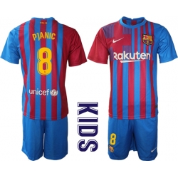 Kids Barcelona Soccer Jerseys 074