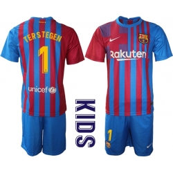 Kids Barcelona Soccer Jerseys 078