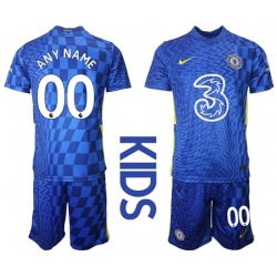 Kids Chelsea Soccer Jerseys 035 Customized