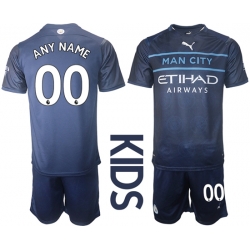 Kids Manchester City Soccer Jerseys 001 Customized