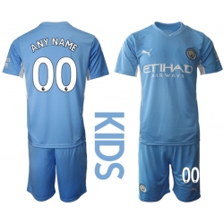 Kids Manchester City Soccer Jerseys 011 Customized