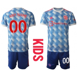 Kids Manchester United Soccer Jerseys 010 Customized