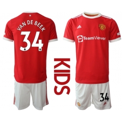 Kids Manchester United Soccer Jerseys 030