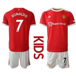 Kids Manchester United Soccer Jerseys 039