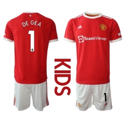 Kids Manchester United Soccer Jerseys 040