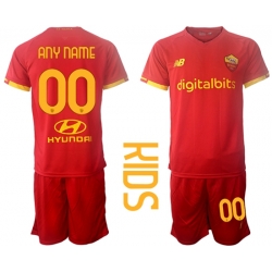 Kids Roma Soccer Jerseys 001 Customized