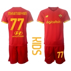 Kids Roma Soccer Jerseys 002