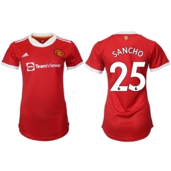 Women Manchester United Soccer Jerseys 005