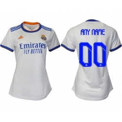 Women Real Madrid Soccer Jerseys 001 Customized