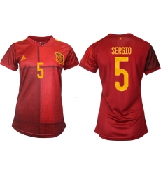 Women Spain Soccer Jerseys 012