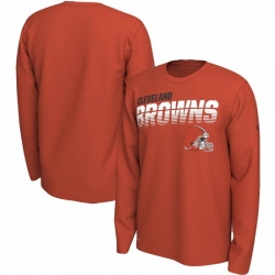Cleveland Browns Men Long T Shirt 002