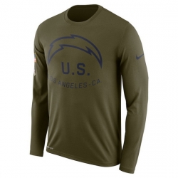 Los Angeles Chargers Men Long T Shirt 002