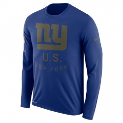 New York Giants Men Long T Shirt 002