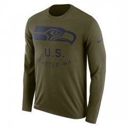 Seattle Seahawks Men Long T Shirt 003