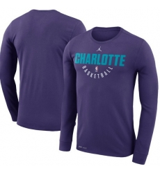Charlotte Hornets Men Long T Shirt 002