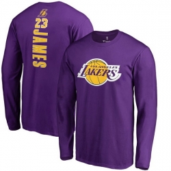 Los Angeles Lakers Men Long T Shirt 001