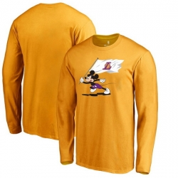 Los Angeles Lakers Men Long T Shirt 008