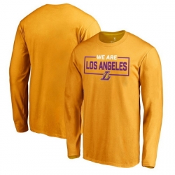 Los Angeles Lakers Men Long T Shirt 009