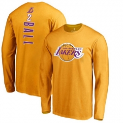 Los Angeles Lakers Men Long T Shirt 010