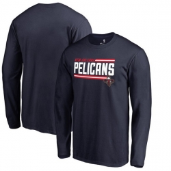 New Orleans Pelicans Men Long T Shirt 001