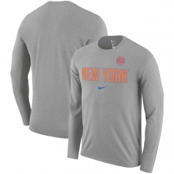 New York Knicks Men Long T Shirt 001