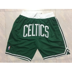 Boston Celtics Basketball Shorts 005