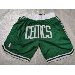 Boston Celtics Basketball Shorts 009