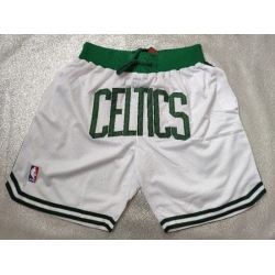 Boston Celtics Basketball Shorts 011