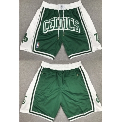 Boston Celtics Basketball Shorts 017