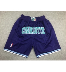 Charlotte Hornets Basketball Shorts 003