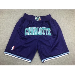 Charlotte Hornets Basketball Shorts 003