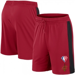 Men Cleveland Cavaliers Red Shorts