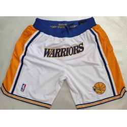 Golden State Warriors Basketball Shorts 014